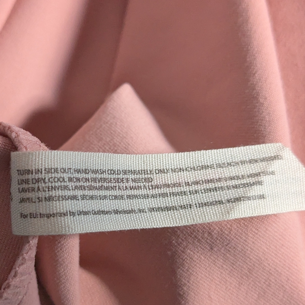 NWOT Free People Intimately Tongue Tied Bodysuit Long sleeve Blush Rose Pink S - Picture 11 of 14